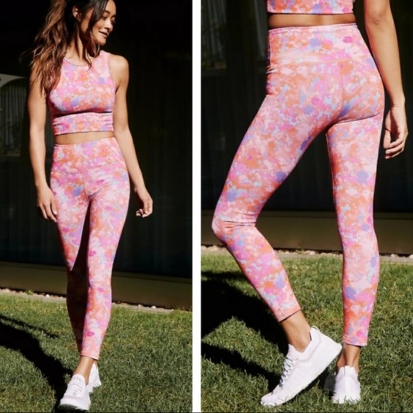 Daily Practice by Anthropologie Liana Printed Leggings - Picture 1 of 6